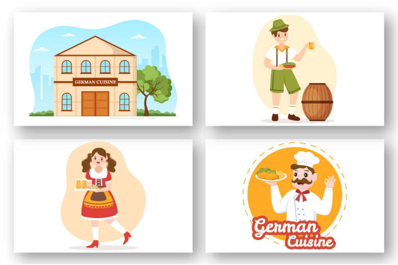 10-german-food-and-drinks-illustration