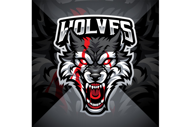 wolves-head-esport-mascot-logo-design