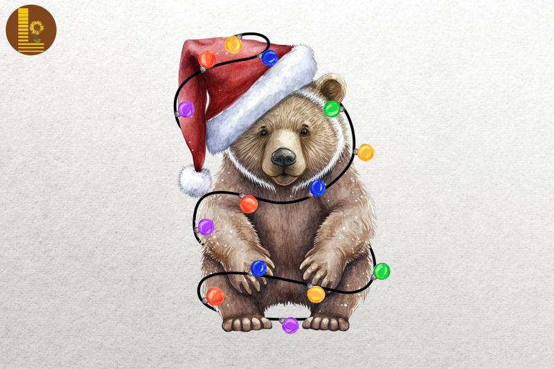 cute-bear-watercolor-happy-christmas