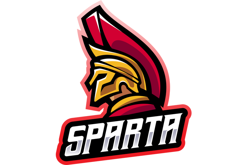 sparta-esport-mascot-logo-design