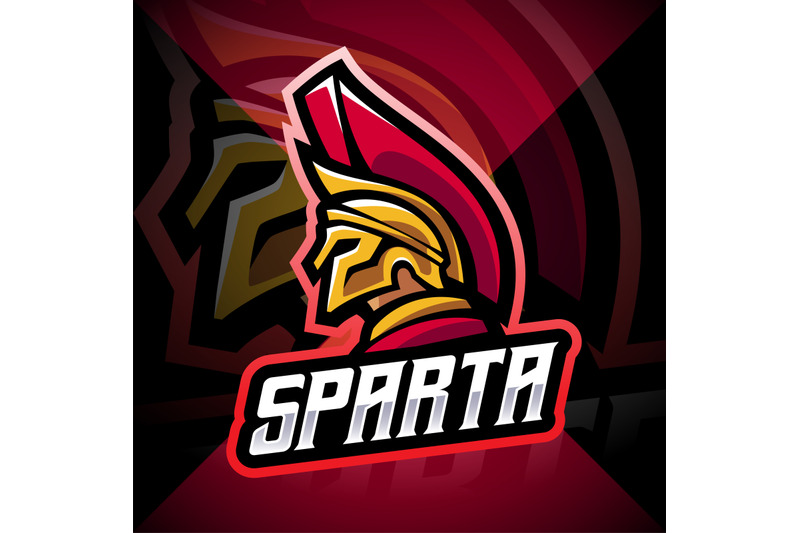 sparta-esport-mascot-logo-design