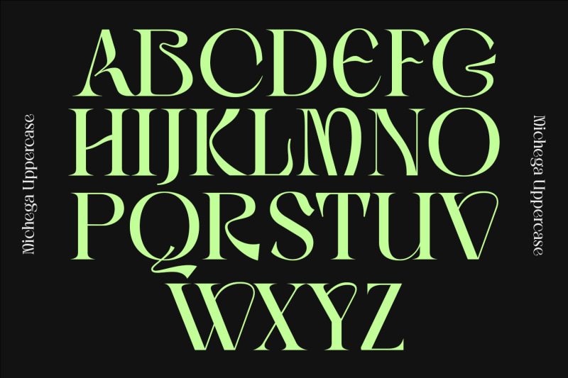 michega-decorative-serif-typeface