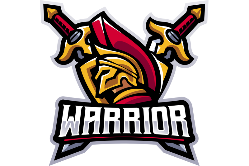 warriors-esport-mascot-logo-design