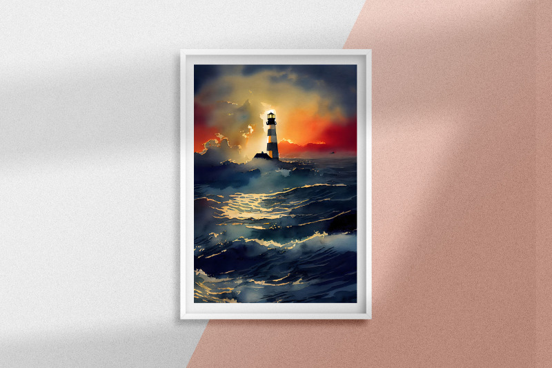 dawn-on-the-sea-watercolor-background-bundle