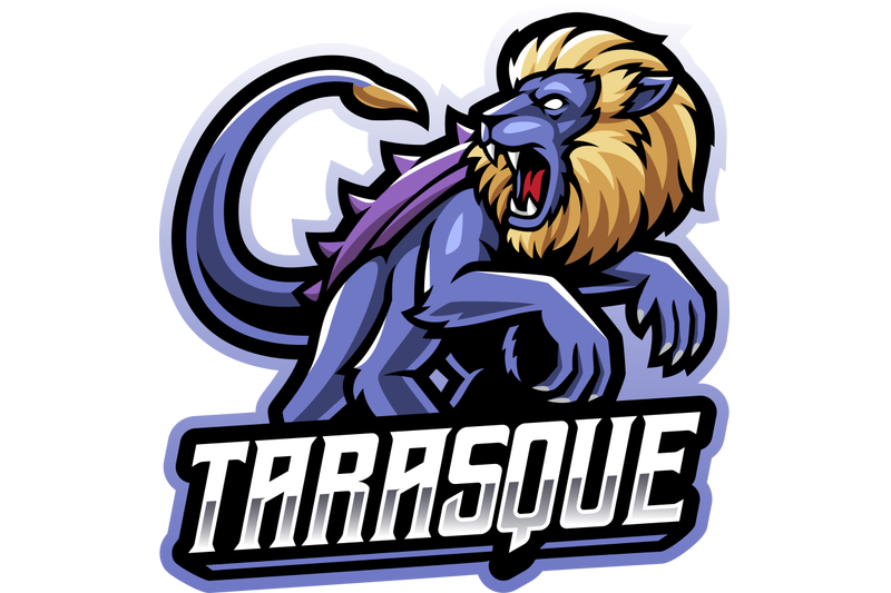 tarasque-esport-mascot-logo-design