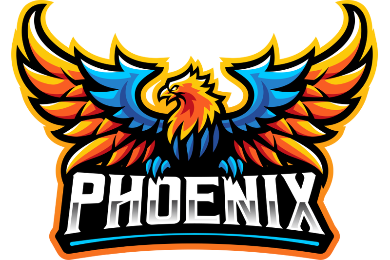 phoenix-esport-mascot-logo-design