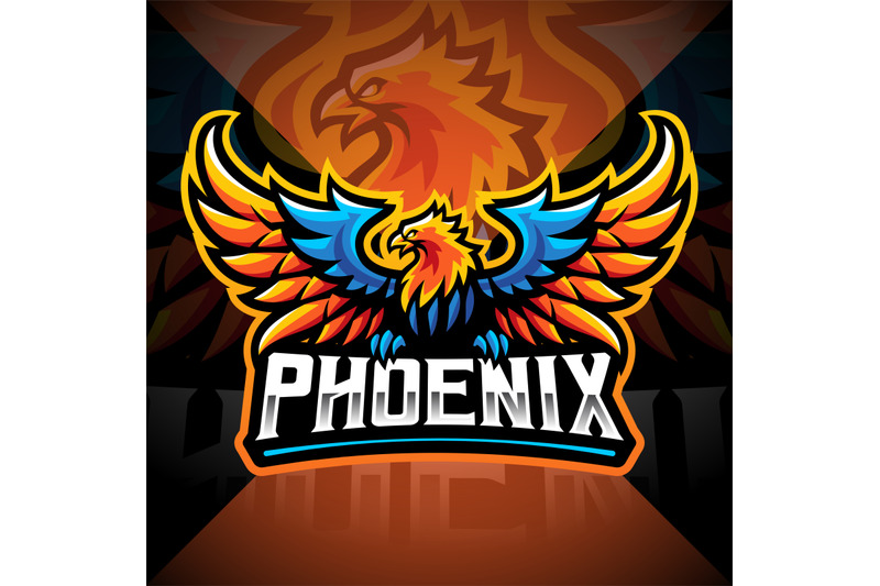 phoenix-esport-mascot-logo-design