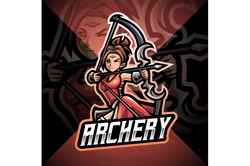 archery-esport-mascot-logo-design