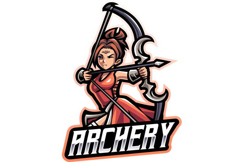 archery-esport-mascot-logo-design