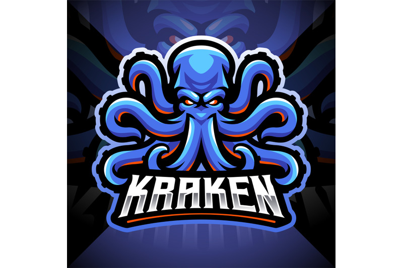 kraken-octopus-esport-mascot-logo-design