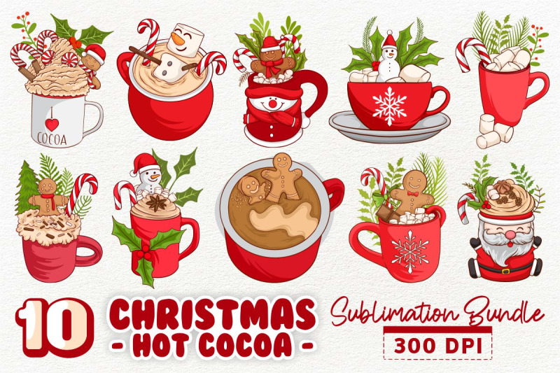 christmas-hot-cocoa-and-coffee-cup-sublimation-bundle