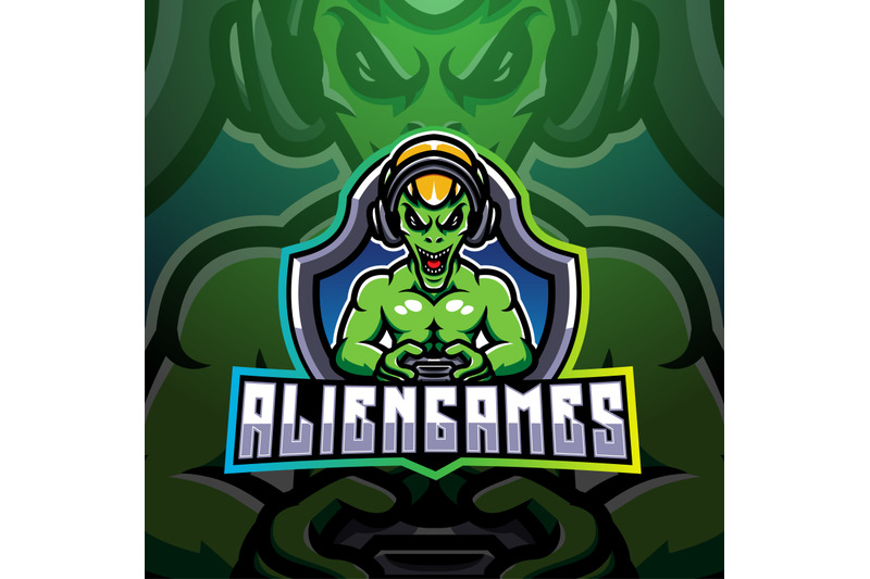 alien-games-esport-mascot-logo