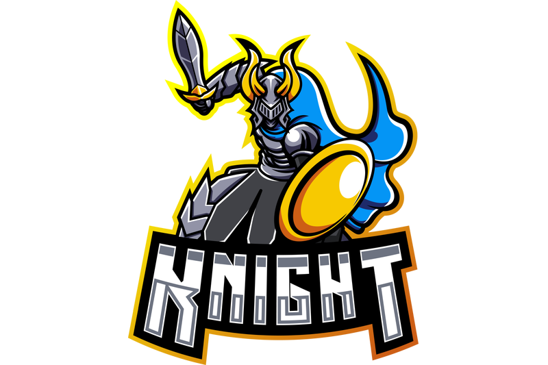 knight-esport-mascot-logo-design