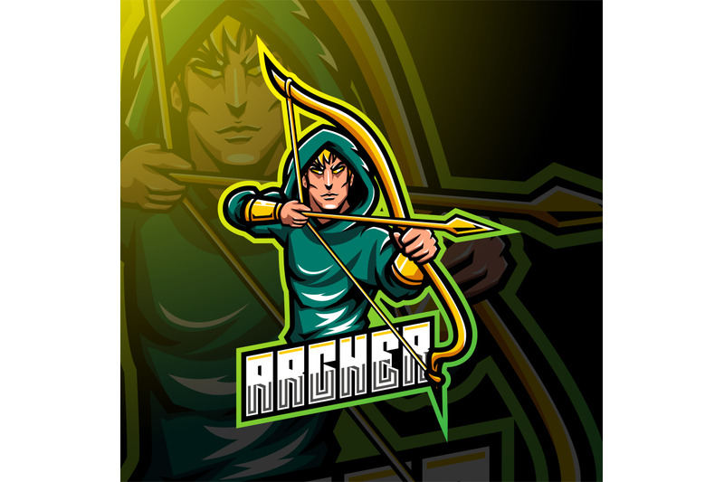 archer-esport-mascot-logo-design