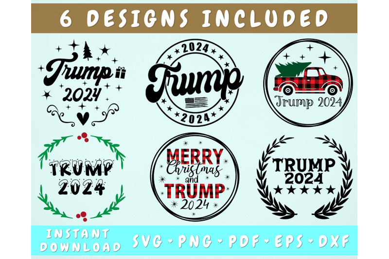 trump-2024-christmas-ornaments-svg-bundle-6-designs-merry-christmas