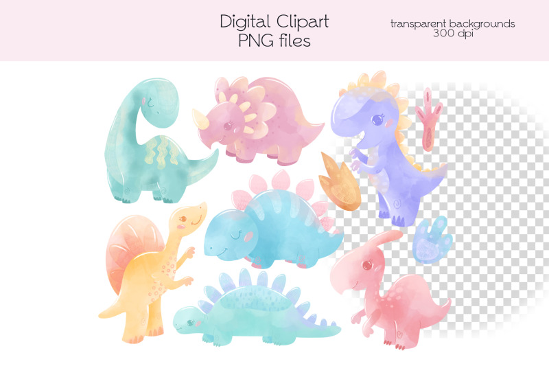 pastel-dinosaurs-clipart-png-files