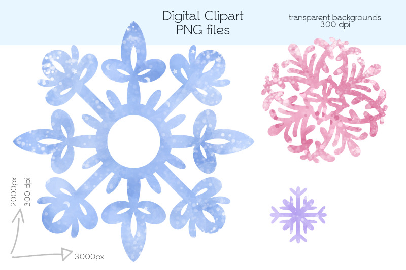 snowflakes-clipart-png-files