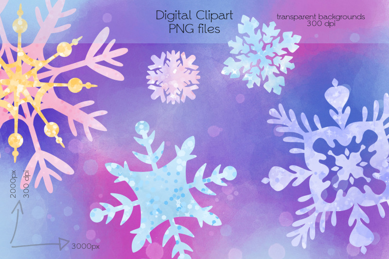 snowflakes-clipart-png-files