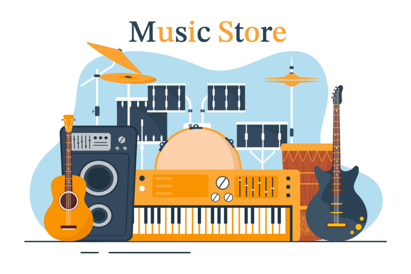 11-music-shop-illustration