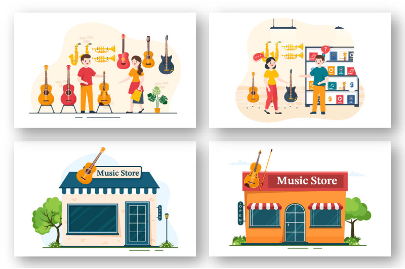 11-music-shop-illustration