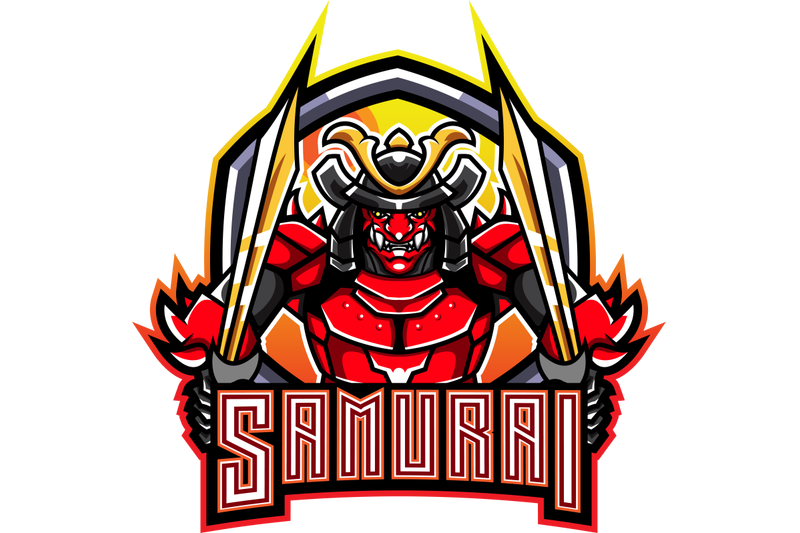 samurai-warrior-esport-mascot-logo-design