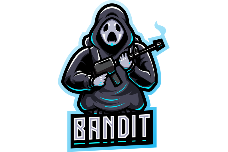 bandit-esport-mascot-logo-design