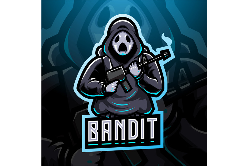 bandit-esport-mascot-logo-design