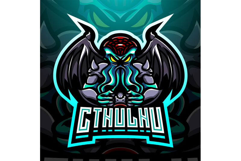 cthulhu-esport-mascot-logo-design