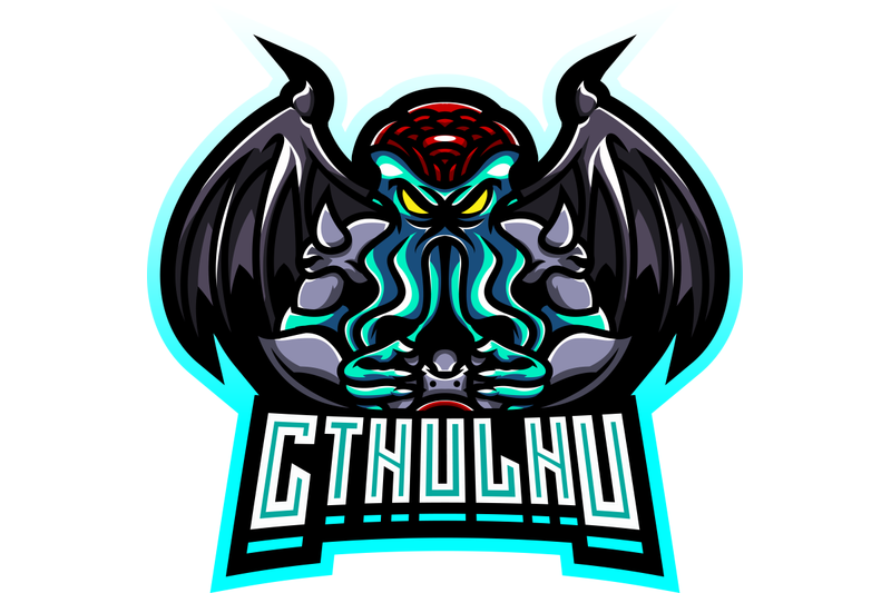 cthulhu-esport-mascot-logo-design