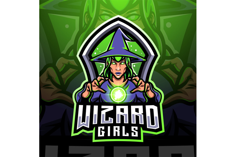 wizard-girls-esport-mascot-logo-design