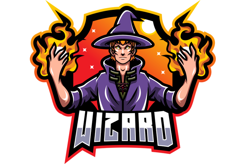 wizard-esport-mascot-logo-design