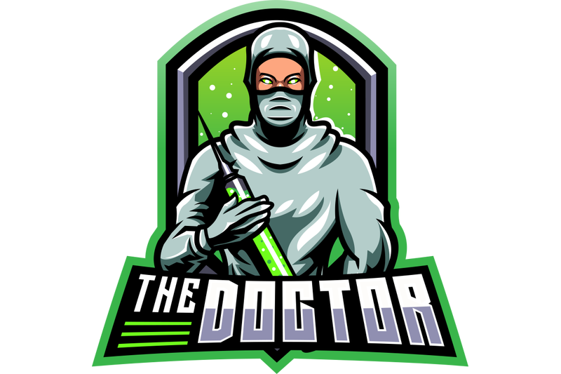 the-doctor-esport-mascot-logo