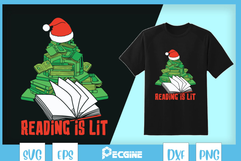 reading-is-lit-book-trendy-christmas