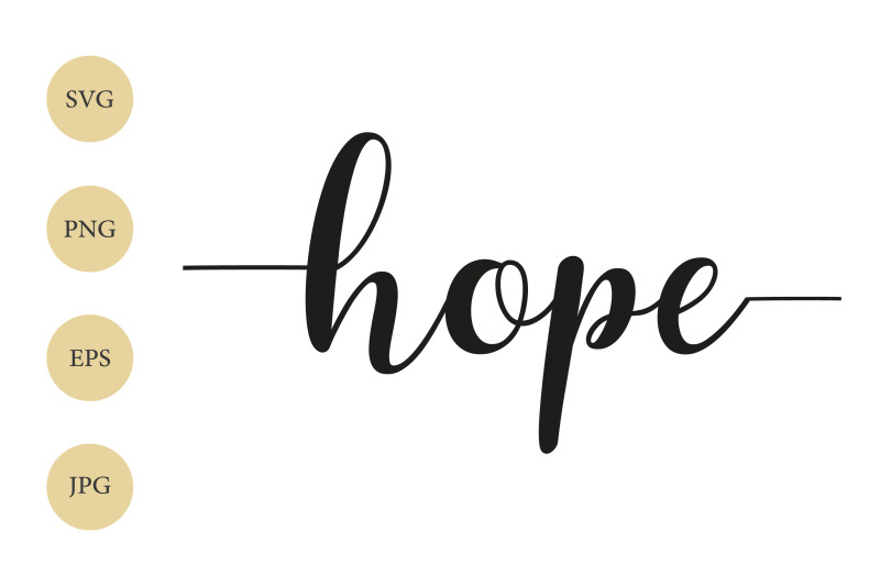 hope-svg-hope-with-tails-hope-silhouette-hope-cut-file