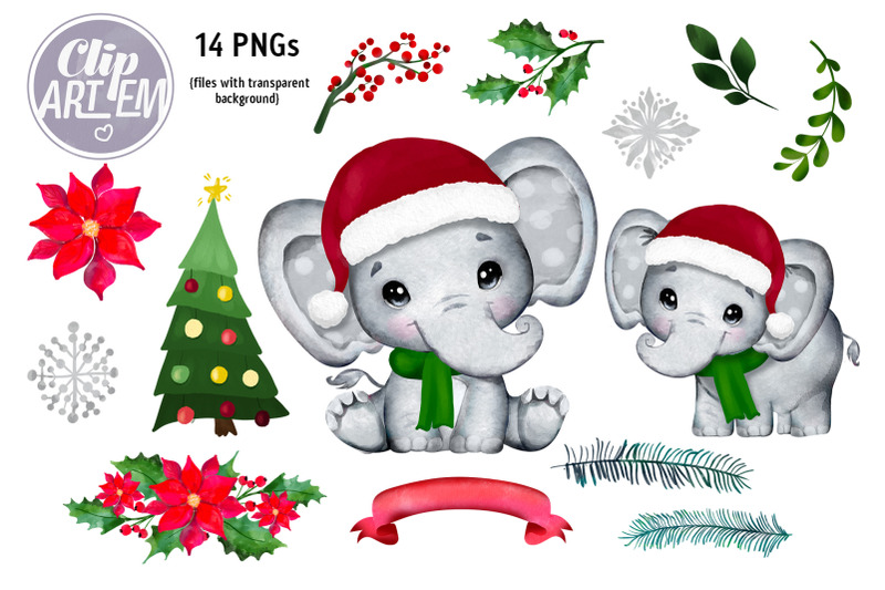 boy-christmas-elephant-14-clip-art-png-images-watercolor-bundle