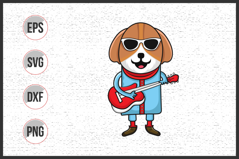 dog-with-guitar-vector-graphic-illustration