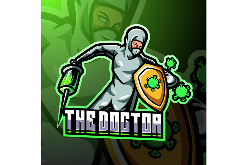 the-doctor-esport-mascot-logo