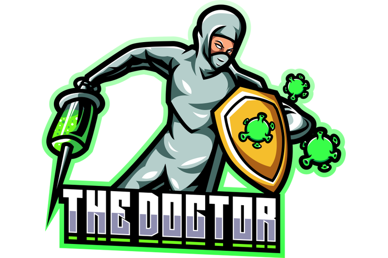 the-doctor-esport-mascot-logo