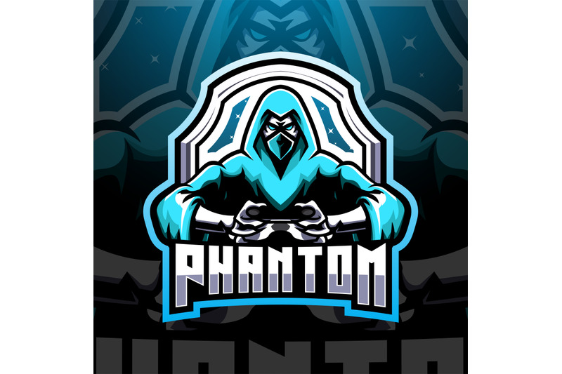 phantom-esport-mascot-logo-design