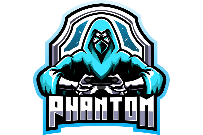 phantom-esport-mascot-logo-design