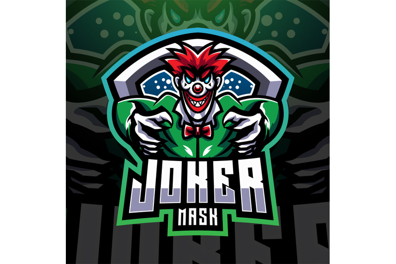 joker-mask-esport-mascot-logo-design