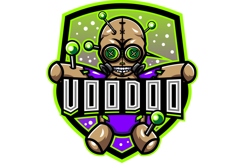 voodoo-esport-mascot-logo-design