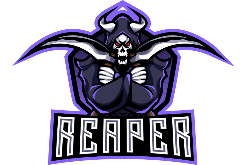 reaper-esport-mascot-logo-design