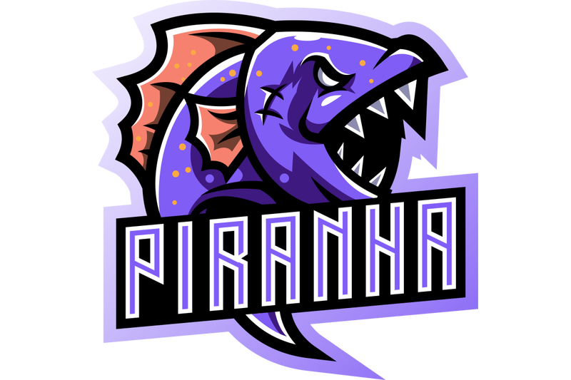 piranha-esport-mascot-logo-design