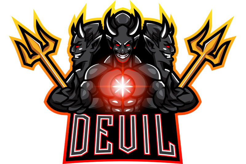 devil-esport-mascot-logo-design