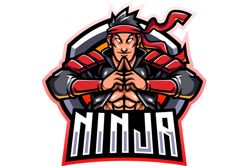 ninja-esport-mascot-logo-design