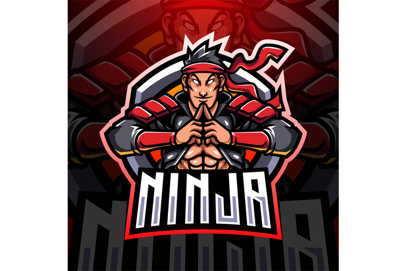 ninja-esport-mascot-logo-design