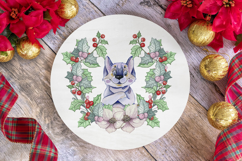 cute-christmas-animals-clipart-watercolor-sublimation-png