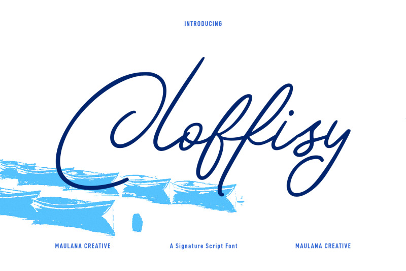 cloffisy-signature-script-font