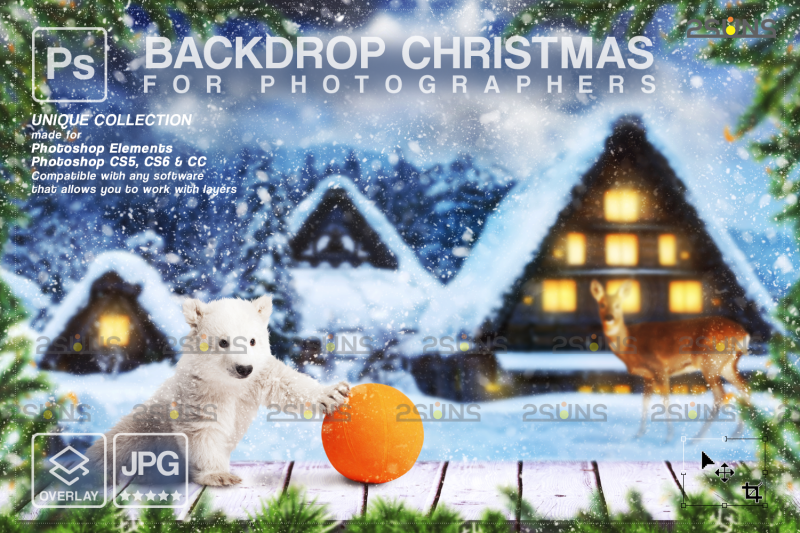 christmas-digital-backdrop-winter-bear-in-the-snow